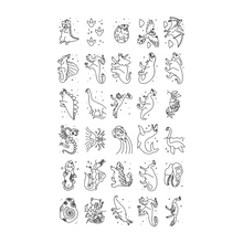 Charger l'image dans la galerie, Cartes supplémentaires pour Kidydraw-Mini - Galaxie & Dinosaures