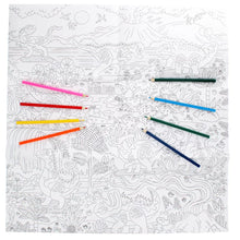 Charger l'image dans la galerie, Grand poster à colorier + crayons - Bébés Dinosaures