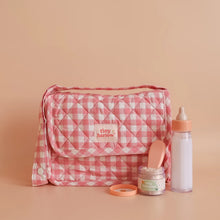 Charger l'image dans la galerie, Coffret Sac à Langer poupée - Vichy rose