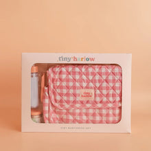 Charger l'image dans la galerie, Coffret Sac à Langer poupée - Vichy rose