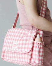 Charger l'image dans la galerie, Coffret Sac à Langer poupée - Vichy rose