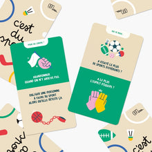 Charger l'image dans la galerie, Jeu de cartes "C'est du sport!"