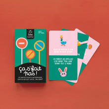 Charger l'image dans la galerie, Jeu de cartes "Ça s'fait pas!"