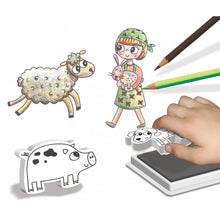 Charger l'image dans la galerie, Personnages à Tamponner - Ma Petite Ferme