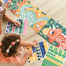 Charger l'image dans la galerie, Poster Créatif Stickers Panorama - Les Dinosaures (3/6 ans - Spécial maternelle)