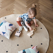 Charger l'image dans la galerie, Tapis en Jute - Points noirs