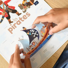 Charger l'image dans la galerie, Affichette Stickers - Pirates (3/8 ans)