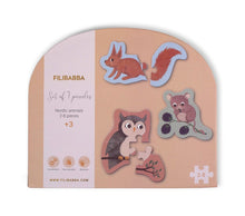 Charger l'image dans la galerie, Set de 7 puzzles - Animaux nordiques
