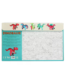 Charger l'image dans la galerie, Grand poster à colorier + crayons - Bébés Dinosaures
