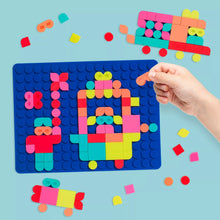 Charger l'image dans la galerie, Silipop Bleu : Jeu créatif de Mosaïques à clipser
