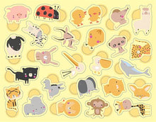 Charger l'image dans la galerie, 300 gommettes de Bébés Animaux en boîte métal
