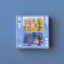 Charger l'image dans la galerie, Puzzle Pocket Night&amp;Day in the Forest - 100 pièces
