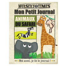 Charger l'image dans la galerie, Livre bébé en tissu - Animaux du safari
