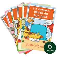 Charger l'image dans la galerie, Carte Yoto - Pack 1, 2, 3, Bougez! (6 cartes) (3/8ans)
