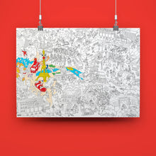 Charger l'image dans la galerie, Poster à colorier - Pompier de Paris

