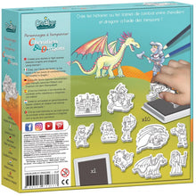 Charger l'image dans la galerie, Personnages à Tamponner - Chevaliers et Dragons
