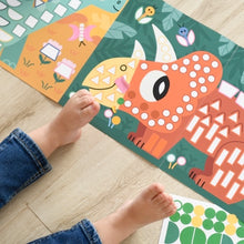 Charger l'image dans la galerie, Poster Créatif Stickers Panorama - Les Dinosaures (3/6 ans - Spécial maternelle)
