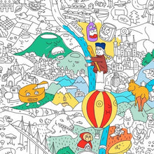 Charger l'image dans la galerie, Poster à colorier - France
