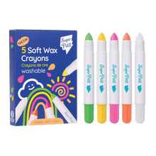 Charger l'image dans la galerie, Crayons de cire tout doux pour baignoire/vitre/miroir/papier - Fluo
