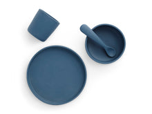 Charger l'image dans la galerie, Coffret repas en silicone - Jeans Blue
