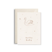 Charger l'image dans la galerie, Carte Hello Baby Cygne
