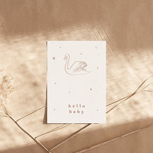 Charger l'image dans la galerie, Carte Hello Baby Cygne
