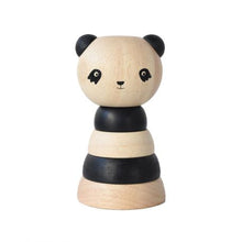 Charger l'image dans la galerie, Tour à empiler en bois Panda
