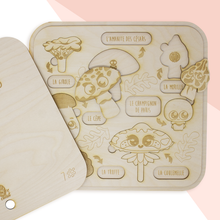 Charger l'image dans la galerie, Puzzle Encastrable - Champignons

